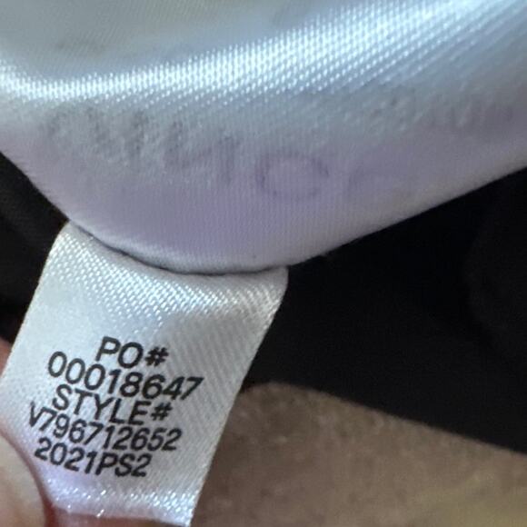 NWT Black VINCE Draped 3/4 Sleeve Square Neck Poplin Top Blouse Size 6 - Picture 8 of 8